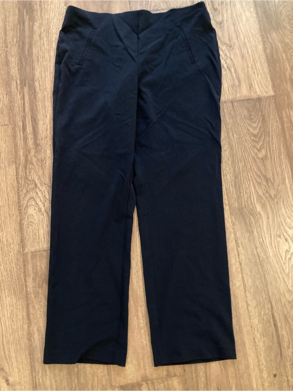 Style & Co. Women's Black Straight-Leg Trousers